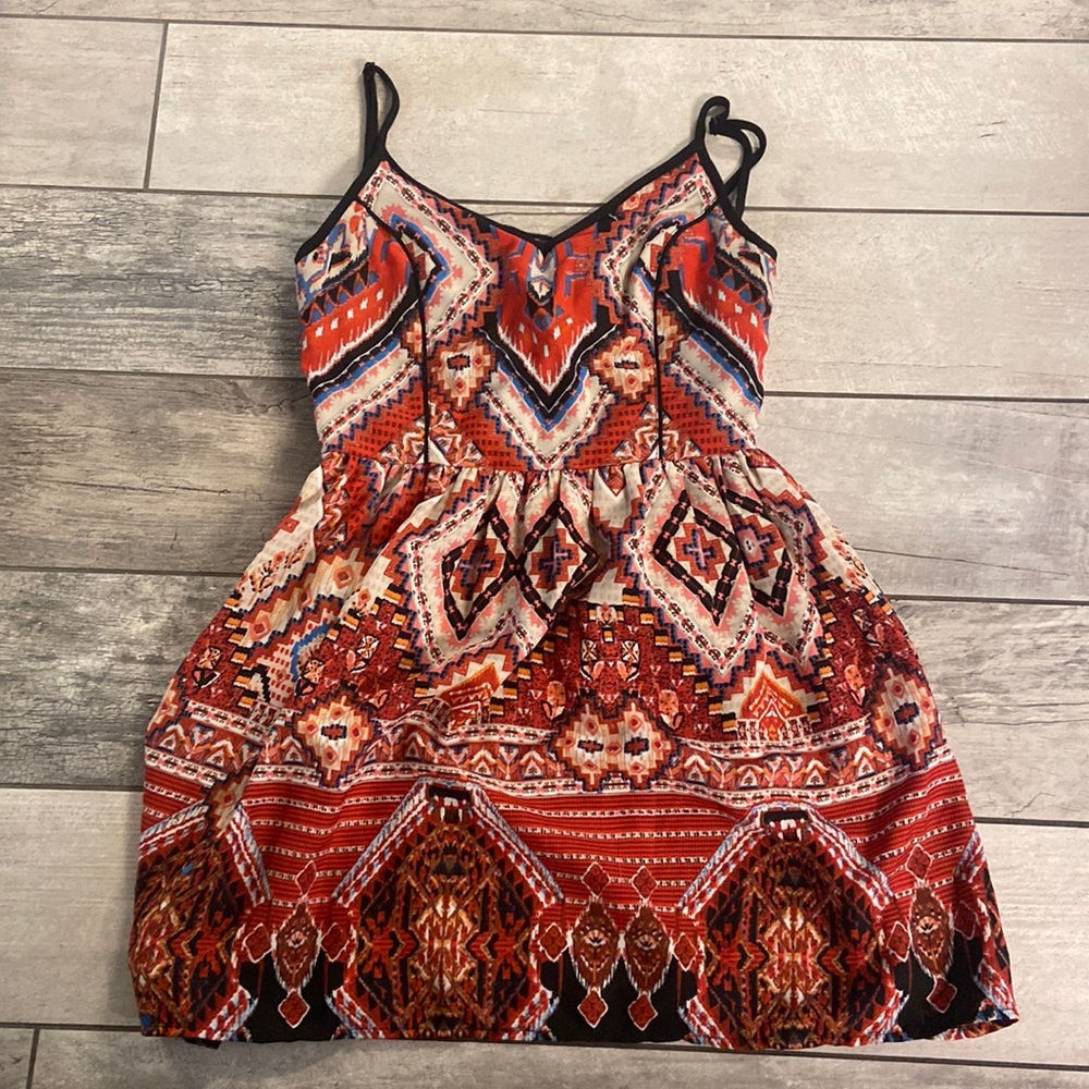 NWOT “Band of Gypsies” Aztec dress